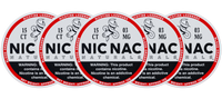 NIC NAC PEPPERMINT 5-PACK