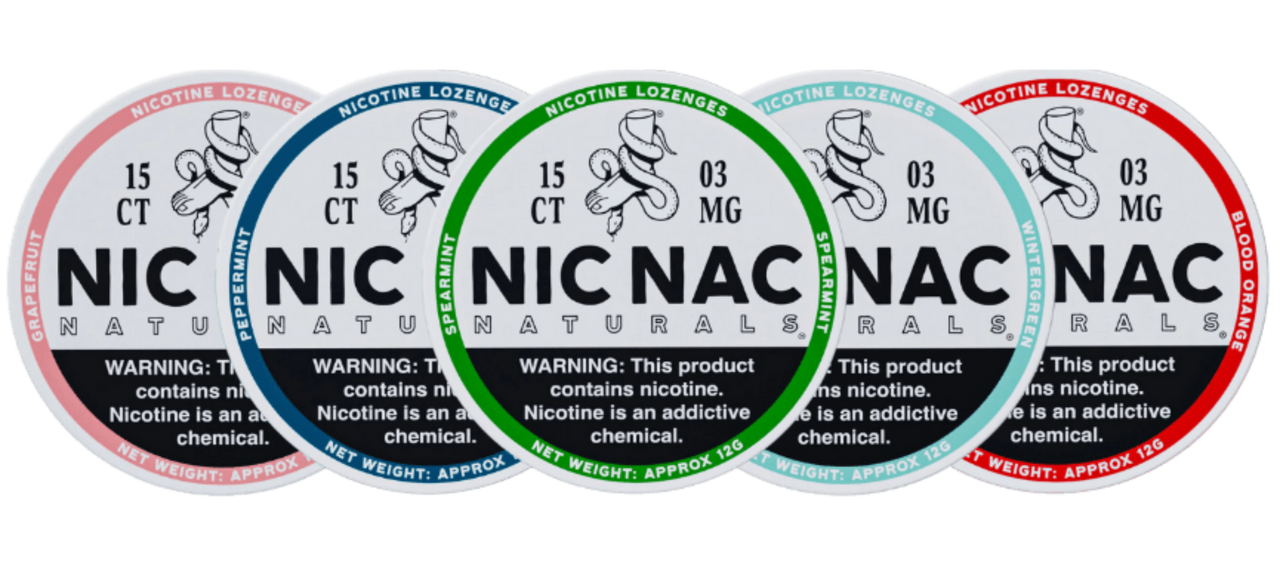 NIC NAC PEPPERMINT 5-PACK