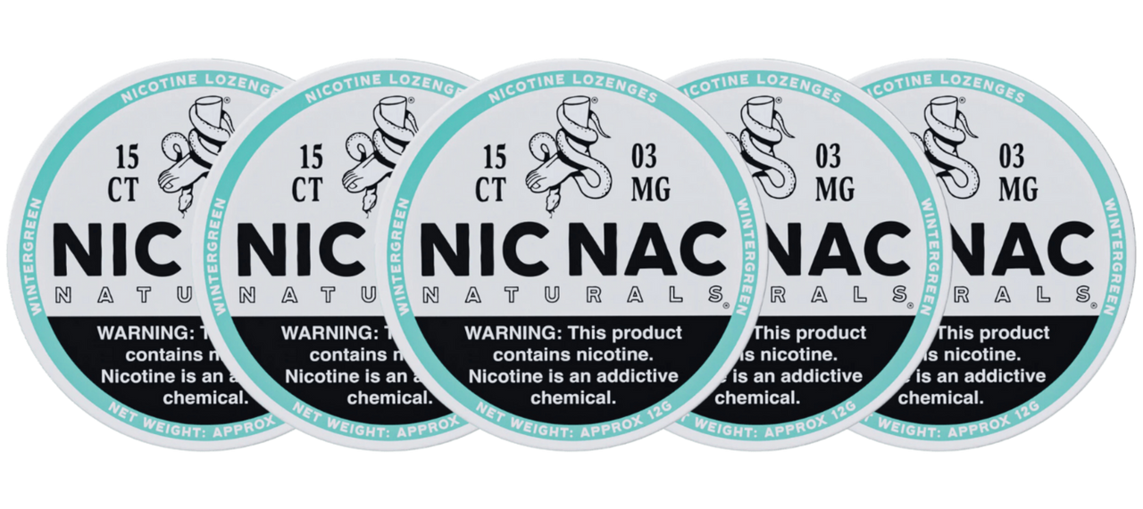 NIC NAC PEPPERMINT 5-PACK