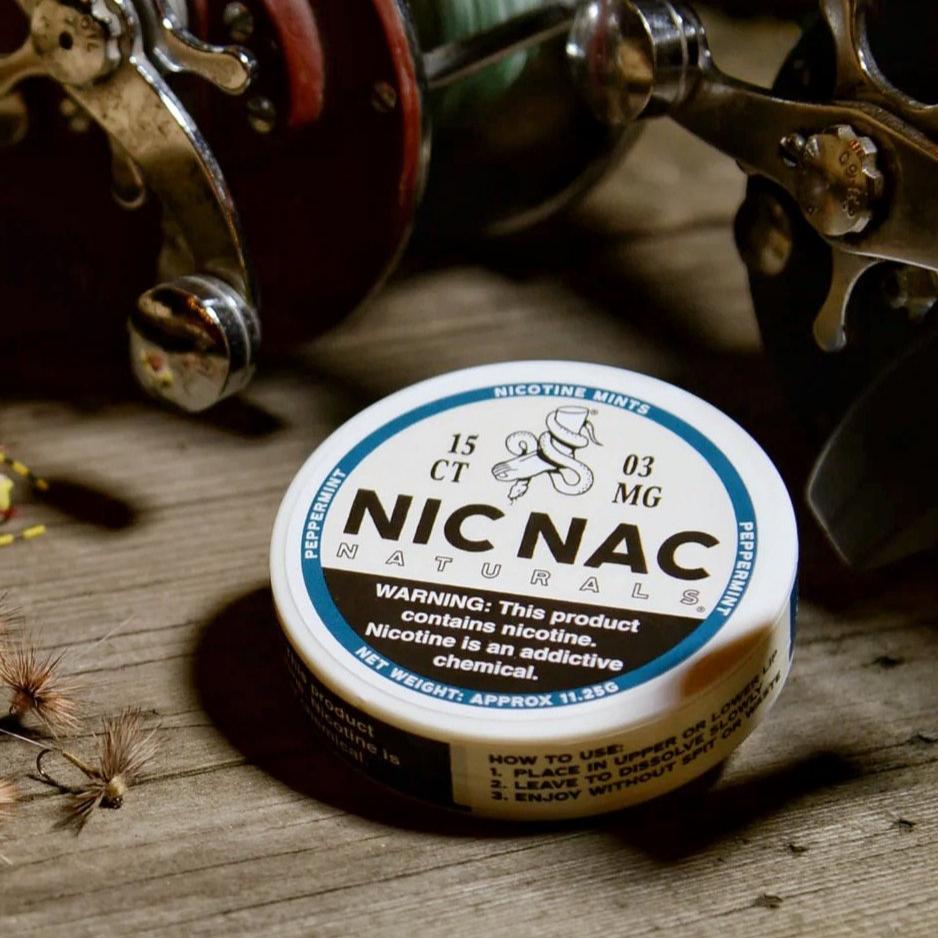 Nic Nac Peppermint Natural Nicotine Mints